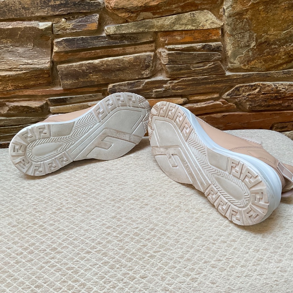 Fendi Flow Neutrals Sneakers (8.0) - Picture 6 of 8
